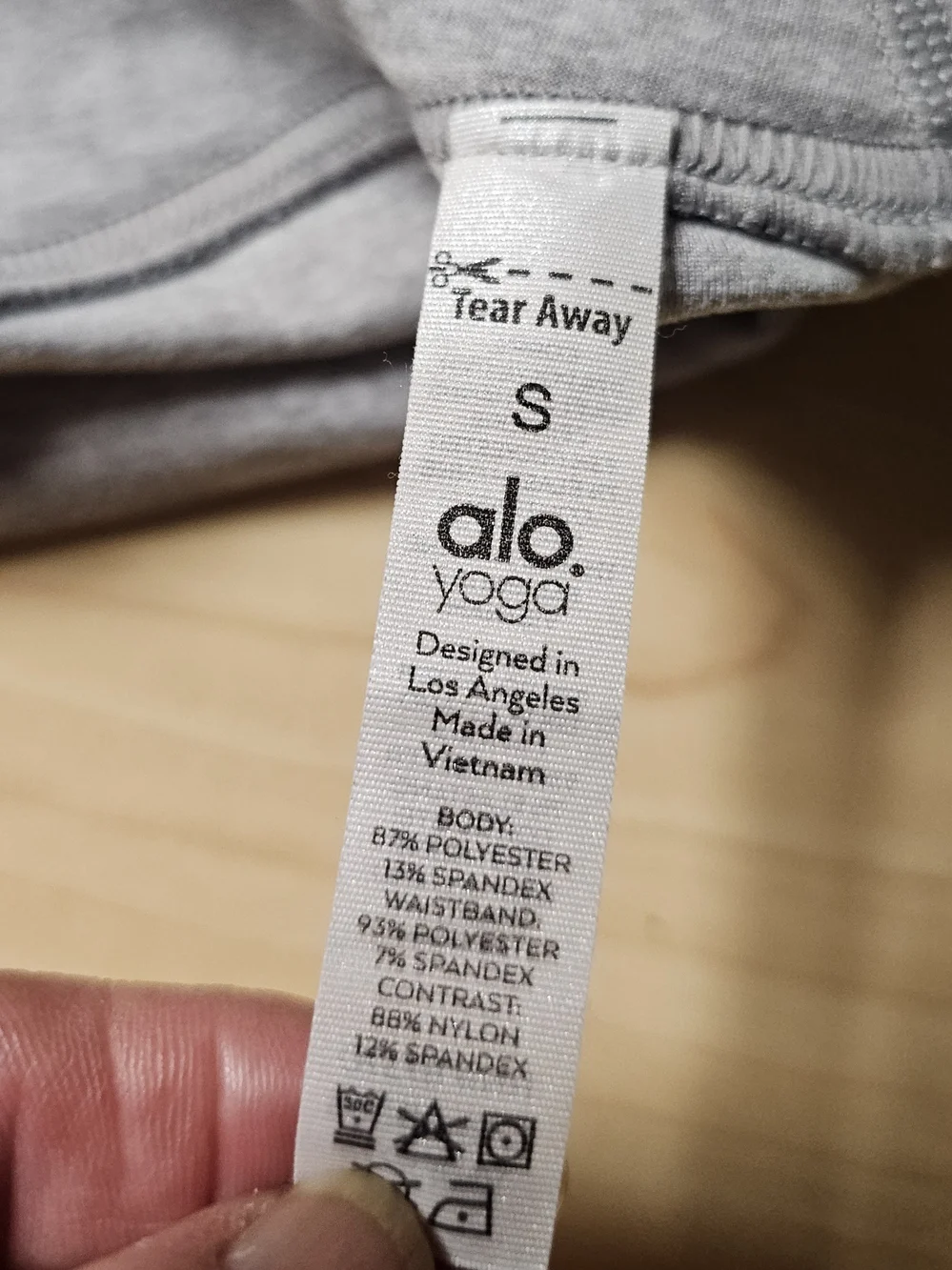 Alo Yoga High-Waist Alosoft Lounge Leggings Athletic Heather Grey